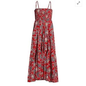 A.L.C Austyn Floral Poplin Midi Dress